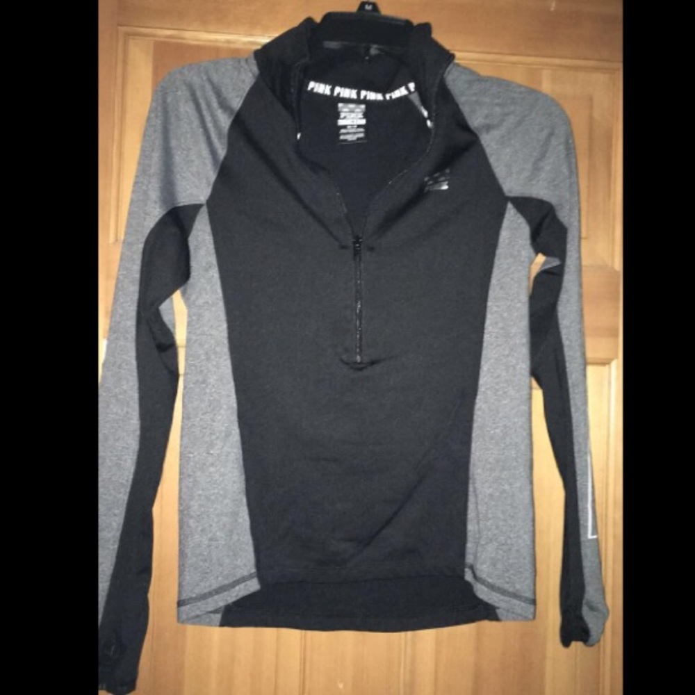 Black and Gray Athletic Sweatshirt